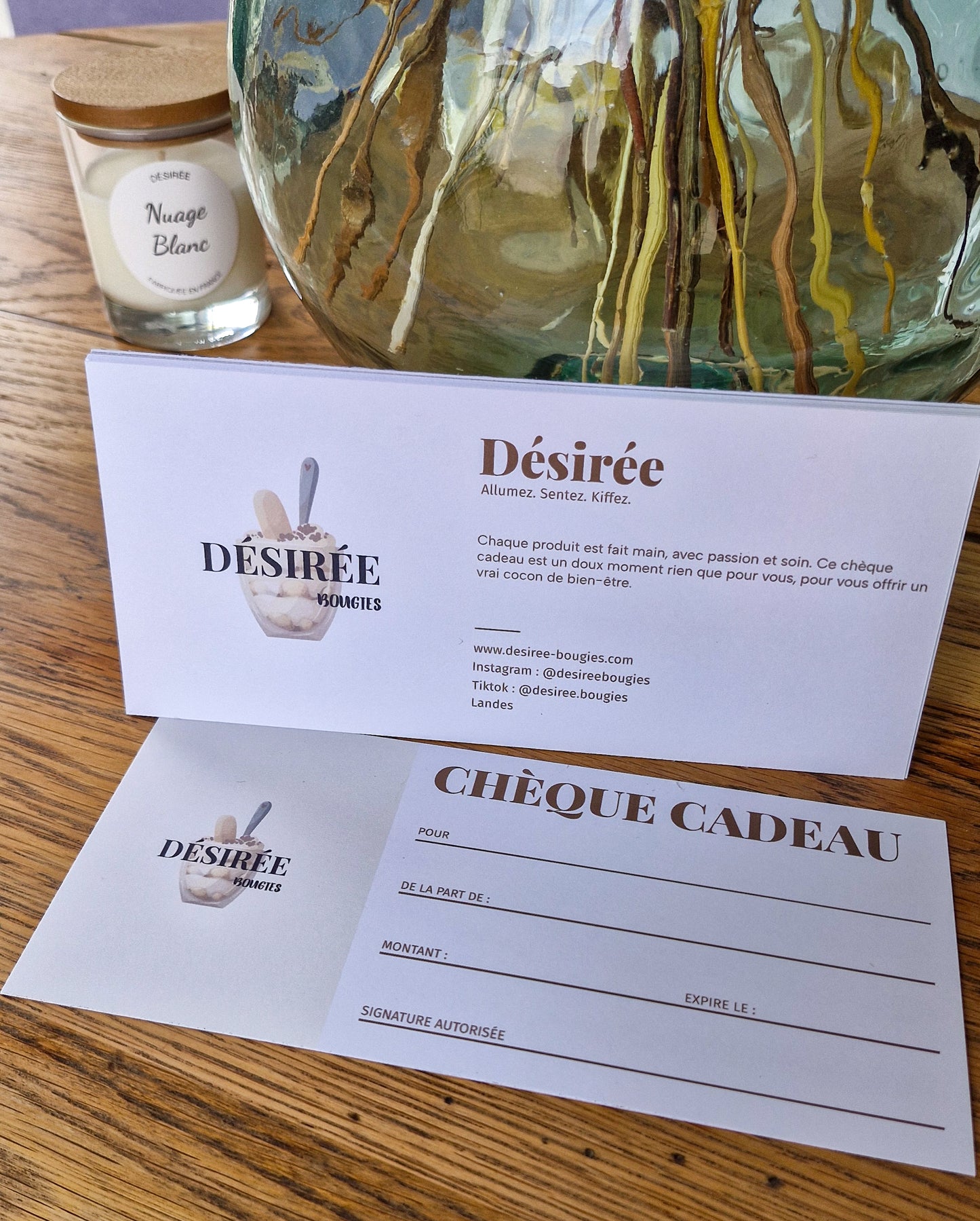 Chèque Cadeau Désirée