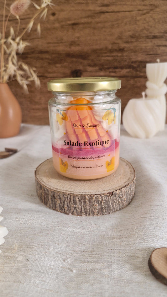 Bougie gourmande - Mangue papaye