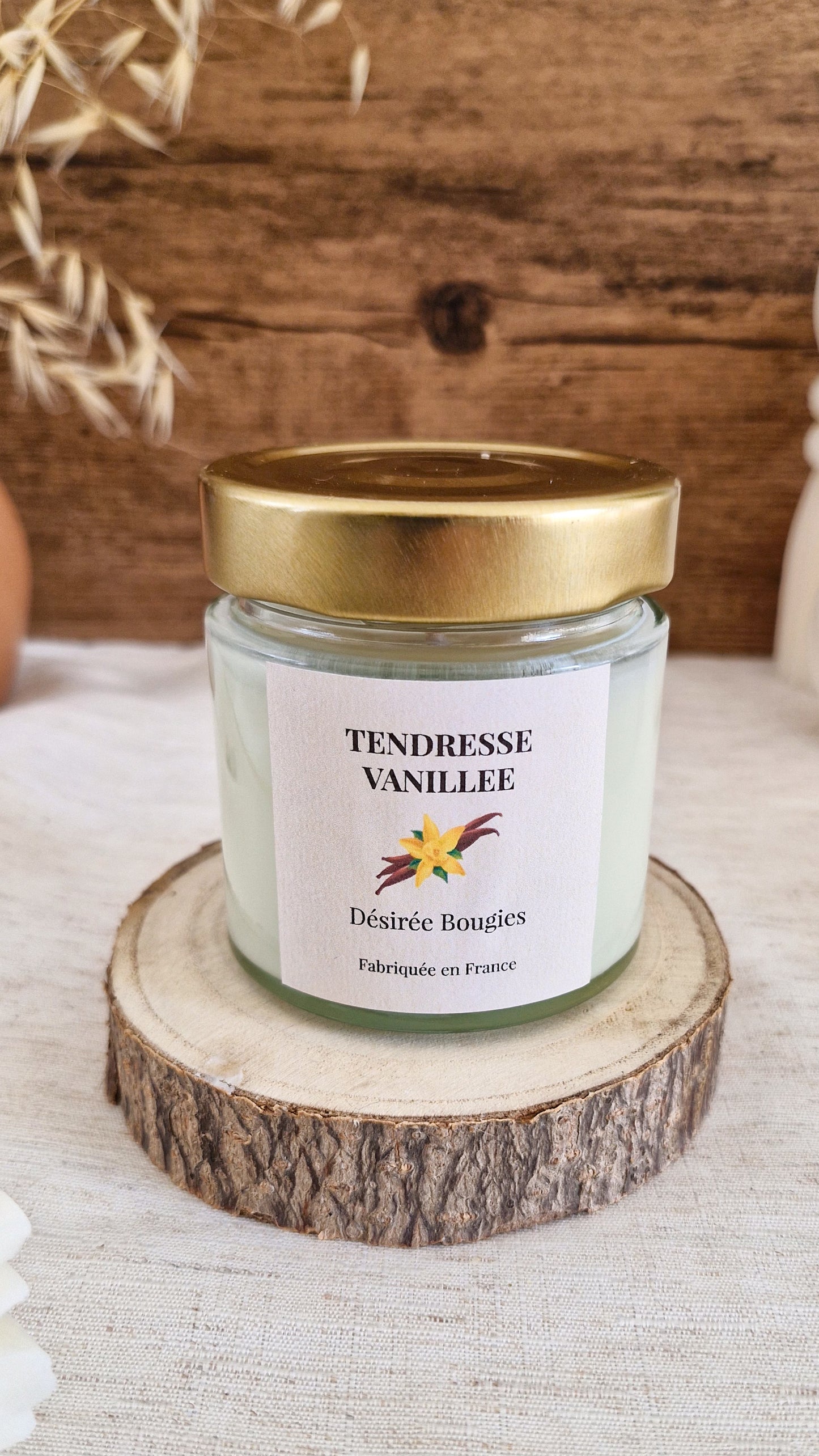 Bougie parfumée Vanille – Bougie artisanale cocooning