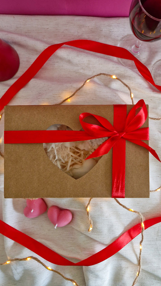 Coffret Je t'aime - Bougies Nounours & Cœur