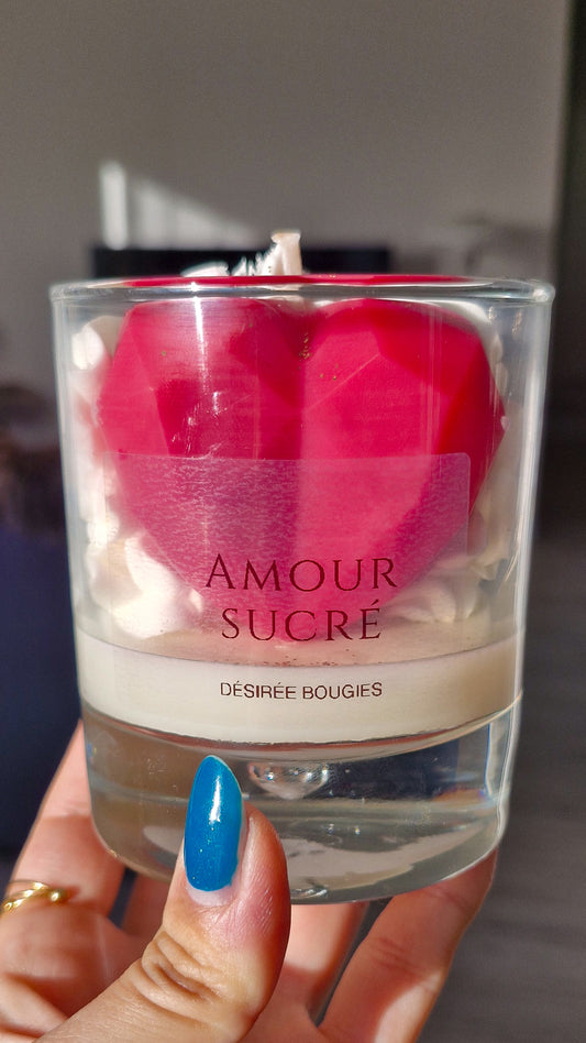 Amour Sucré - Bougie Gourmande Barbe à papa