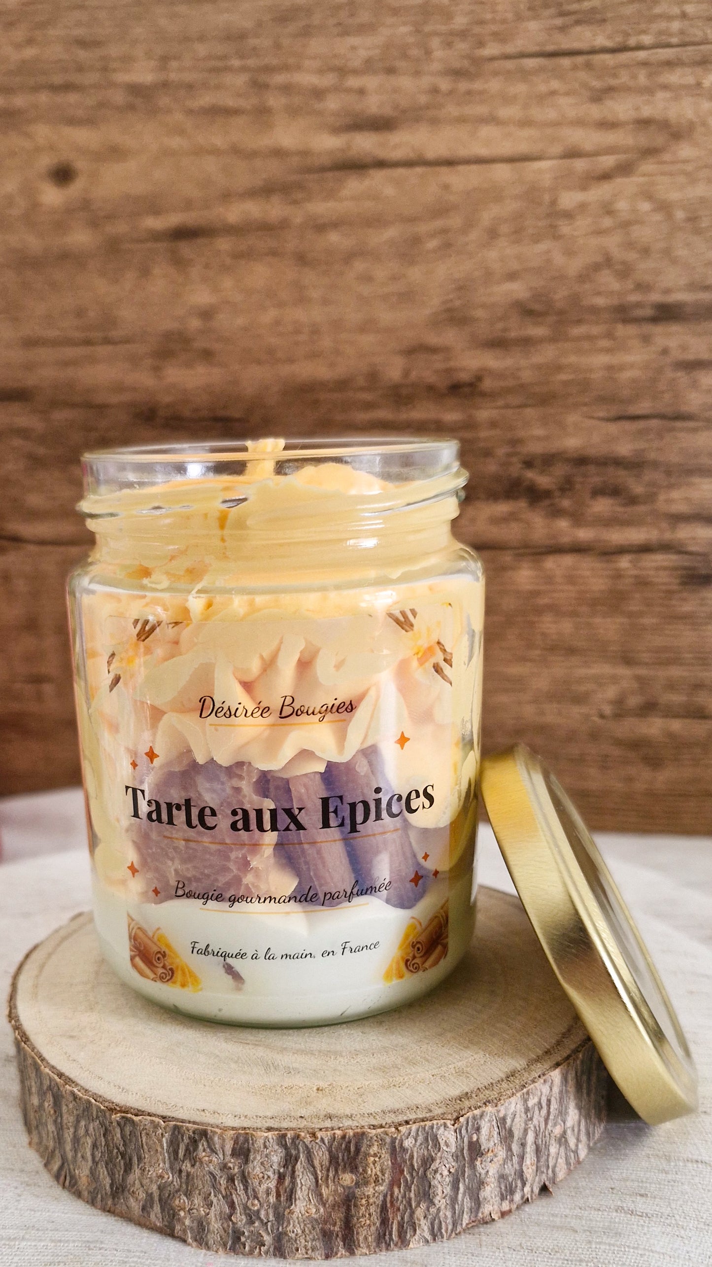 Bougie Gourmande - Tarte aux Epices