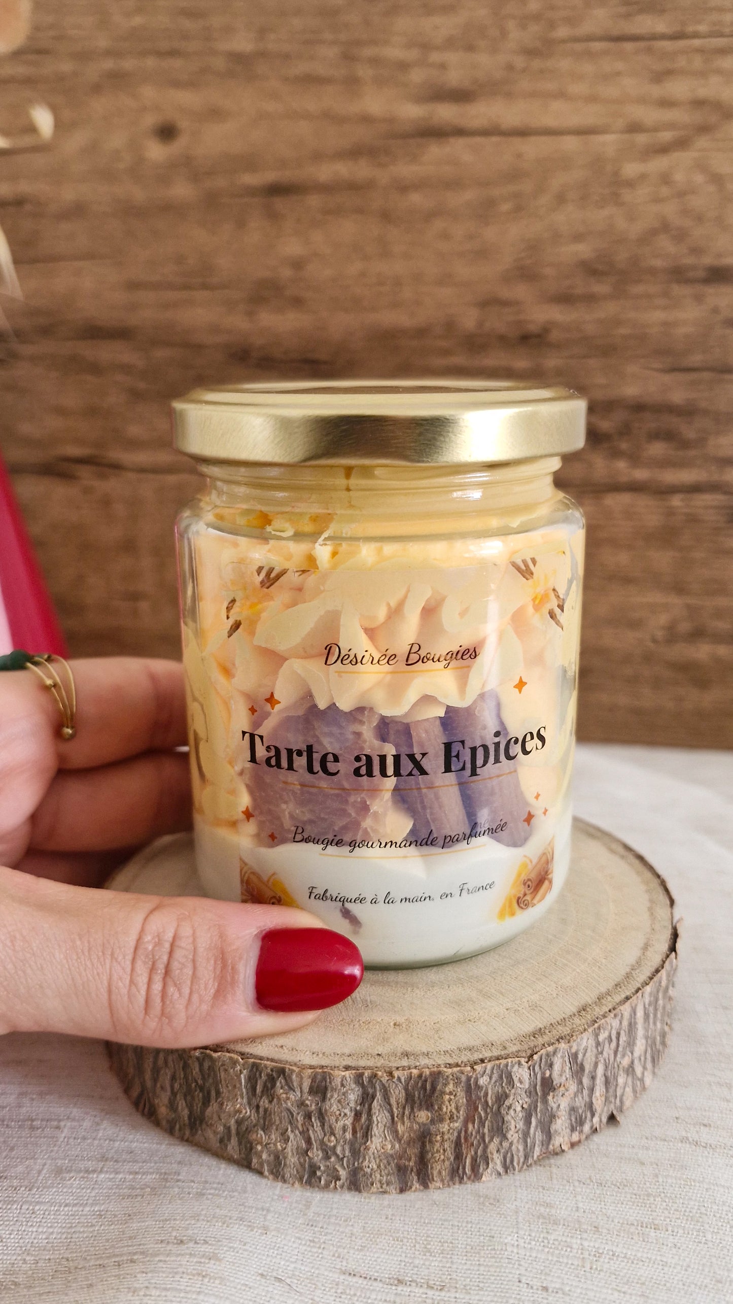 Bougie Gourmande - Tarte aux Epices