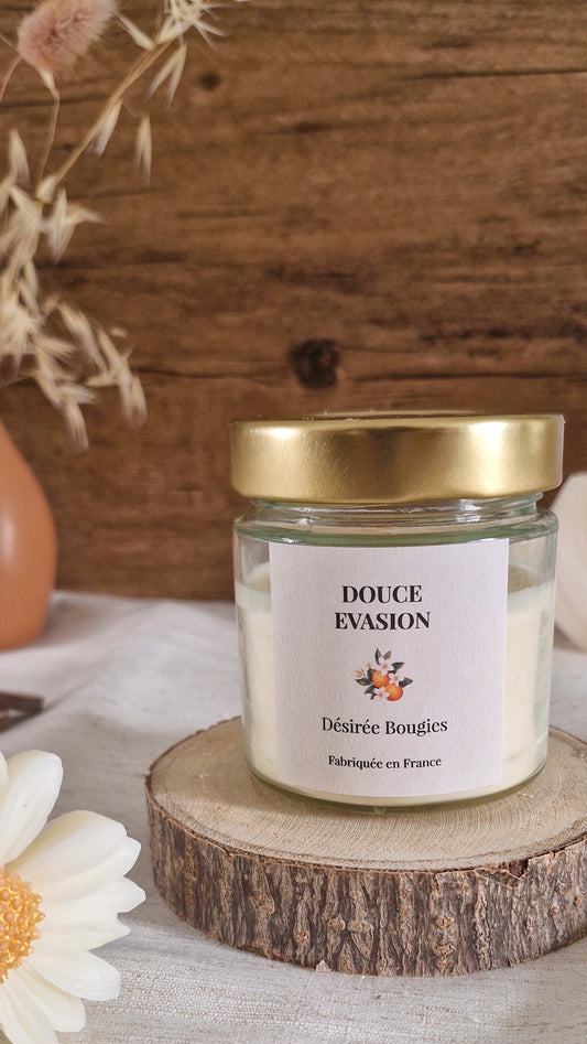 Bougie parfumée Fleur d’Oranger – Bougie artisanale élégante