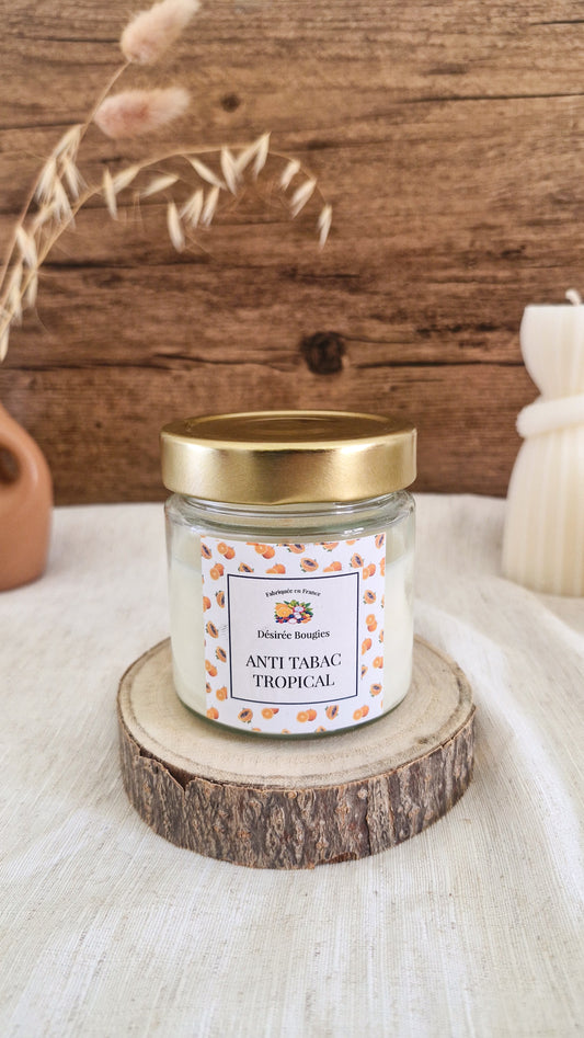Bougie anti-odeur tabac tropical – Bougie parfumée artisanale