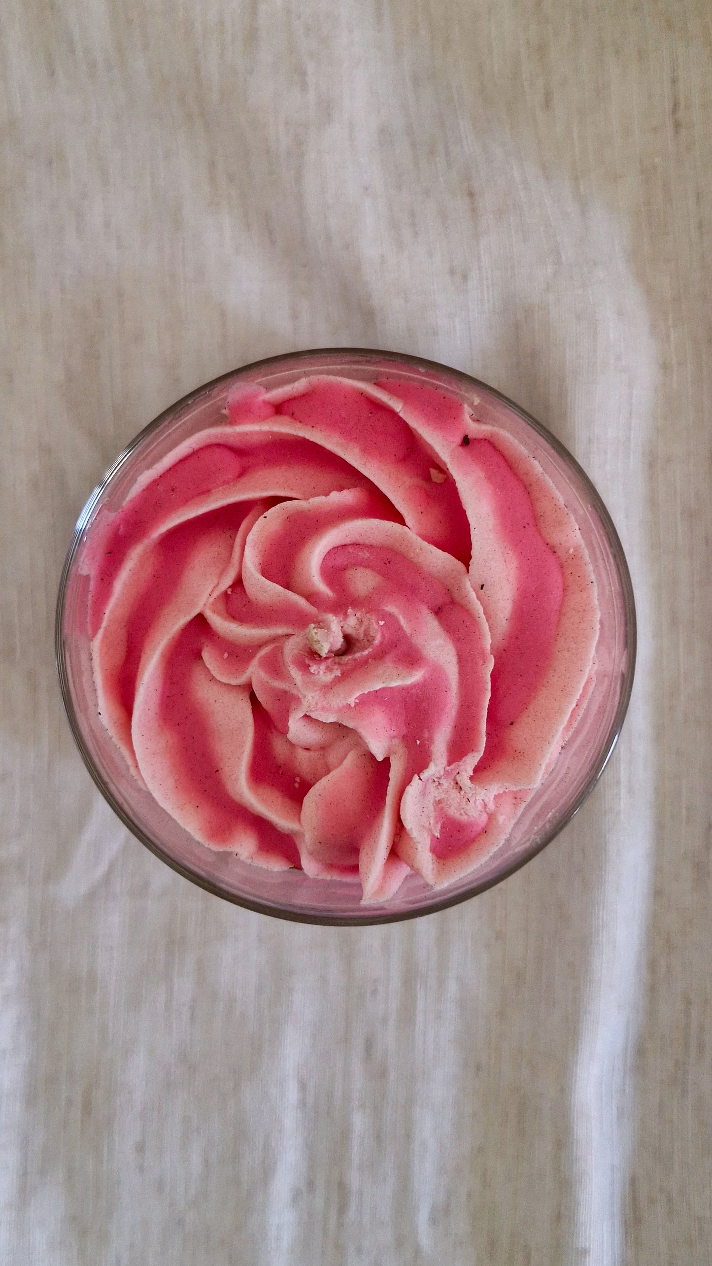 Bougie parfumée Fraise des Bois – Bougie gourmande artisanale