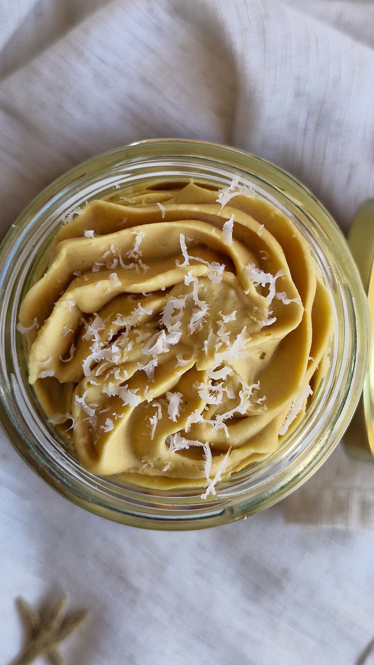 Bougie parfumée Noix de Coco – Bougie gourmande artisanale