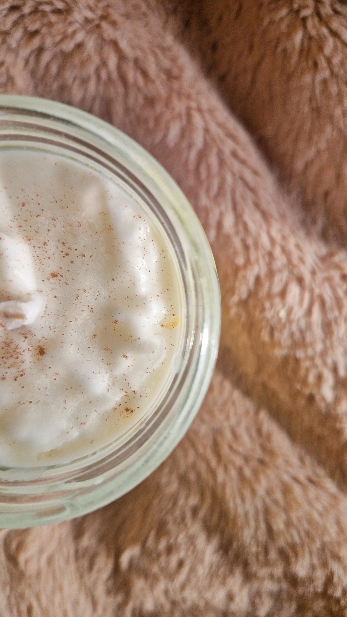 Bougie parfumée Cappuccino – Bougie gourmande artisanale