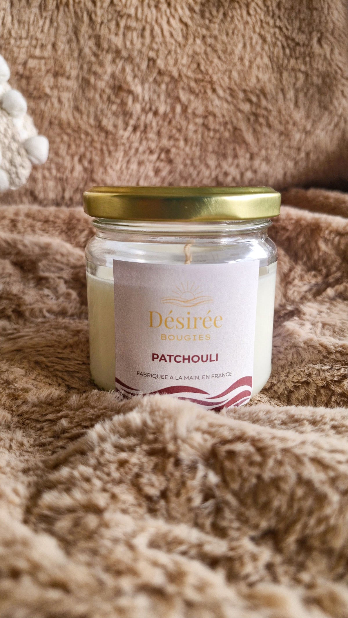 Bougie parfumée Patchouli – Bougie artisanale boisée